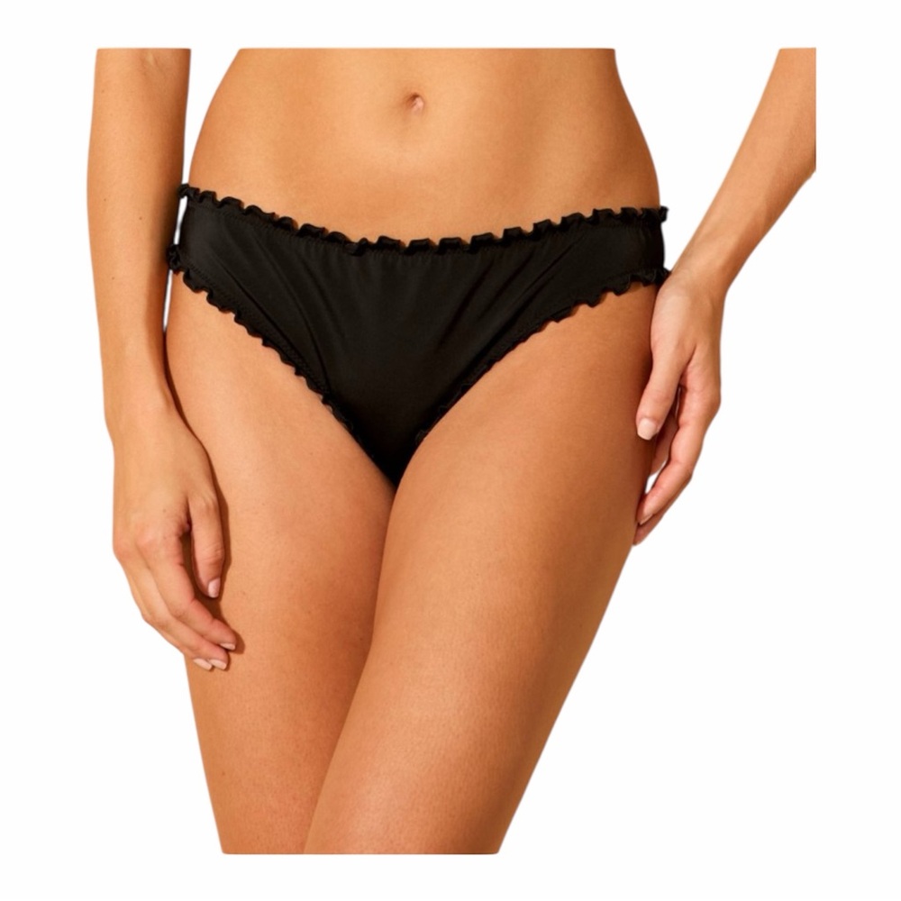 Shade & Shore Ruffled Cheeky Bikini Bottom